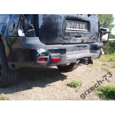 Chevrolet trailblazer 02 бампер задний