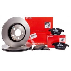 Тормозные диски колодки дисковые brembo перед audi a3 8p s3 2003- 2012