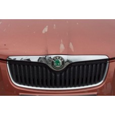 Skoda fabia ii 2 решетка радиатора молдинг накладка планка хром капота