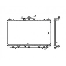 Lexus rx330/ 350 2004- 08 радиатор 1