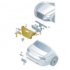 Решетка радиатора решетка радиатора audi rs5 8t0853651d oem