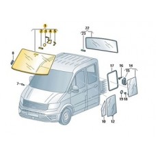 Vw crafter 2e стекло лобовое новая оэ 7c0845099bsnvb