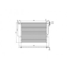 Bmw z4 e85/ e86 2003- 09 радиатор кондиционера