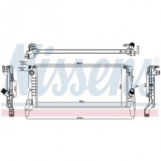 Радиатор bmw 2 f45 f46 мини f55 f56 13- 18