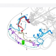 Bmw i4 g26 комплект проводов бампера перед 5a36fd7 5a36fb1