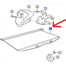 Ролета багажника ford galaxy mk1 1994- 2000