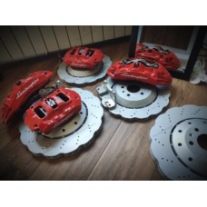 Комплект big brake audi a4 b6/ b7 rs4 rs6 porsche