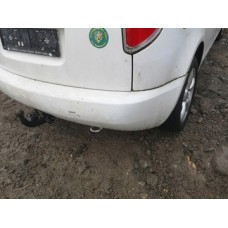 Бампер задний skoda praktik белый 1026