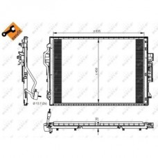 Конденсатор кондиционера mercedes s w221 c216 05- 13