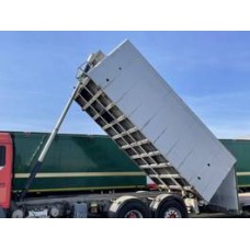 Knapen Trailers Aluminium Knapen kipper bak incl. hulpframe en kipcilinder  26m3