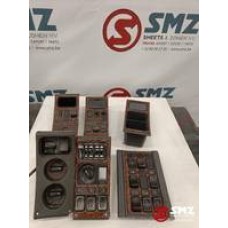 Scania Occ dashboardmodules met schakelaars