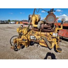 Komatsu SA6D 140-1 Engine with gear.