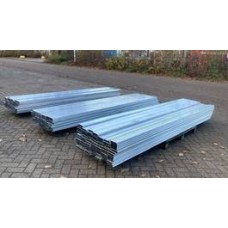 Diverse ALUMINIUM HUIFPLANKEN 3190X25X110 MM (NIEUW) MEERDERE STUKS OP VOORRAAD