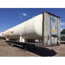 Gastank 100m3(50ton) - Gas, Gaz, LPG, GPL, Propane, Butane tank - on flatbed trailer ID 1.
