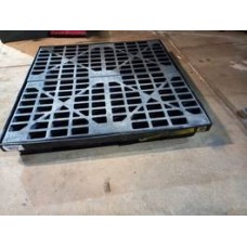 justrite lekbak olieopvangbak vloeistofopvang 1,25x1,25 M